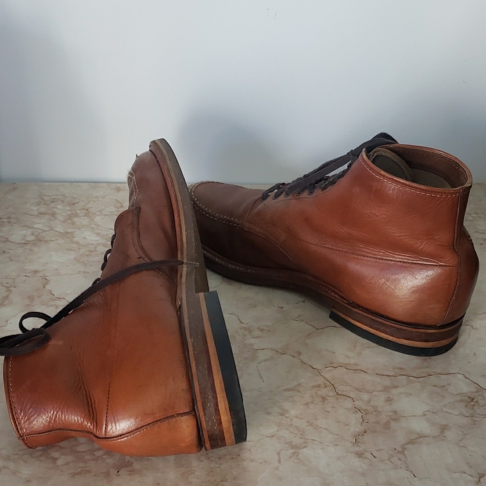 Alden Restoration Indy Men's Brown Leather Lace-Up Boots Size 12.5 - Picture 7 of 12
